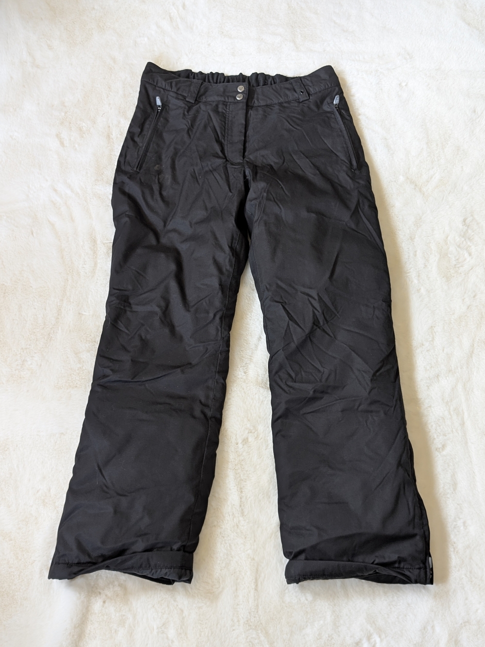 Fera the perfect fit Snow Pants Womens Size 12 Black Ski Snowboarding